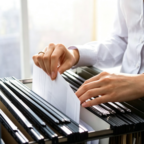 Organization of household documents and items