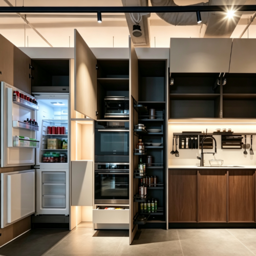 Whole-home storage for large residences